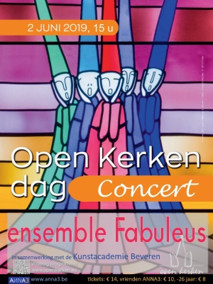 ANNA3 | 2019-06-02 Open Kerken Dag - Vocaal ensemble fabuleus - Kunstacademie Beveren | Zondag 2 juni 2019 | 15 uur | Sint-Anna-ten-Drieënkerk Antwerpen Linkeroever